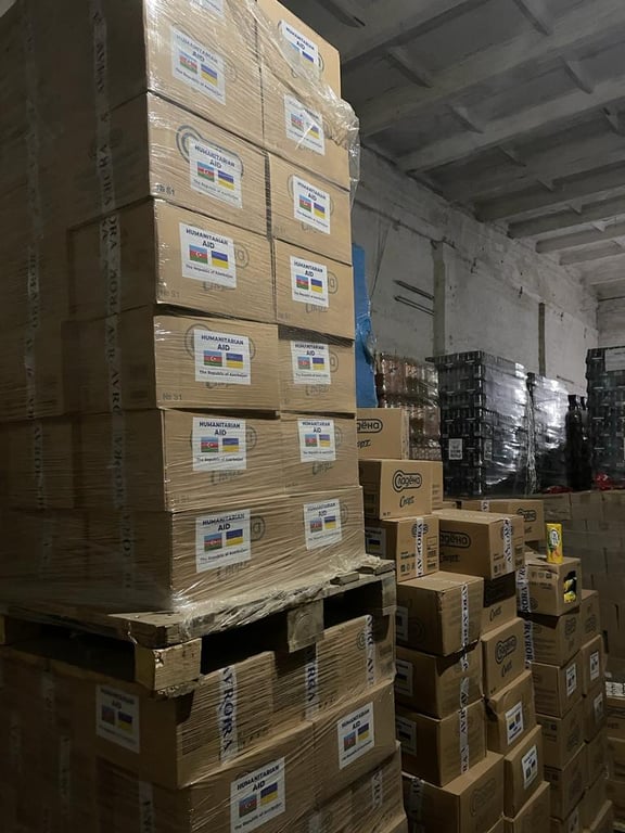 Склад з гуманітаркою в Києві
