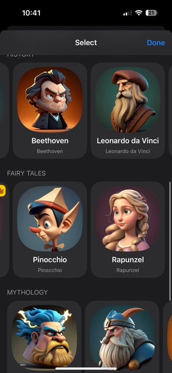 Які персонажі створені в Superchat