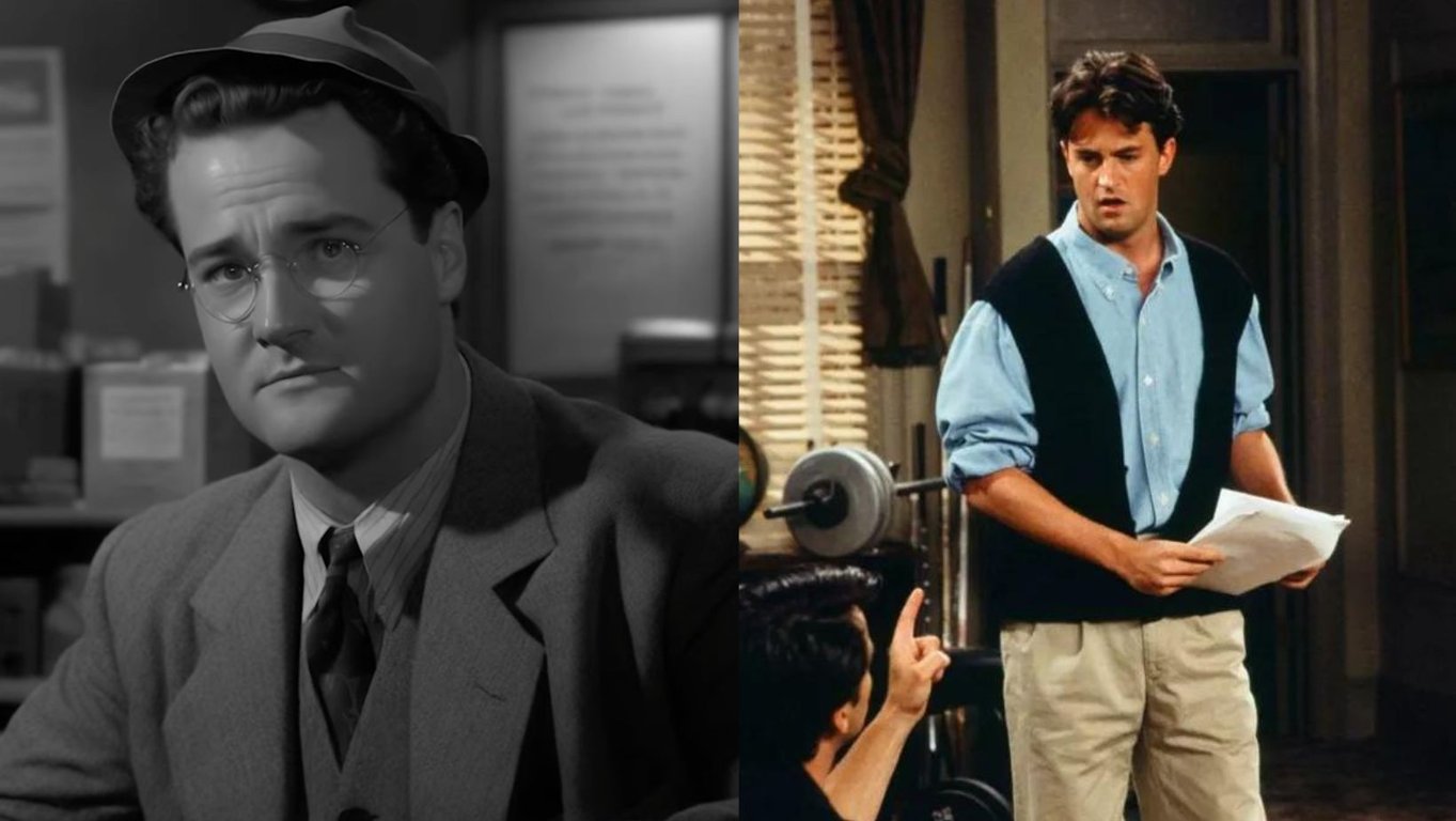 Искусственный интеллект превратил Чендлера из сериала Друзья в героя криминальной драмы