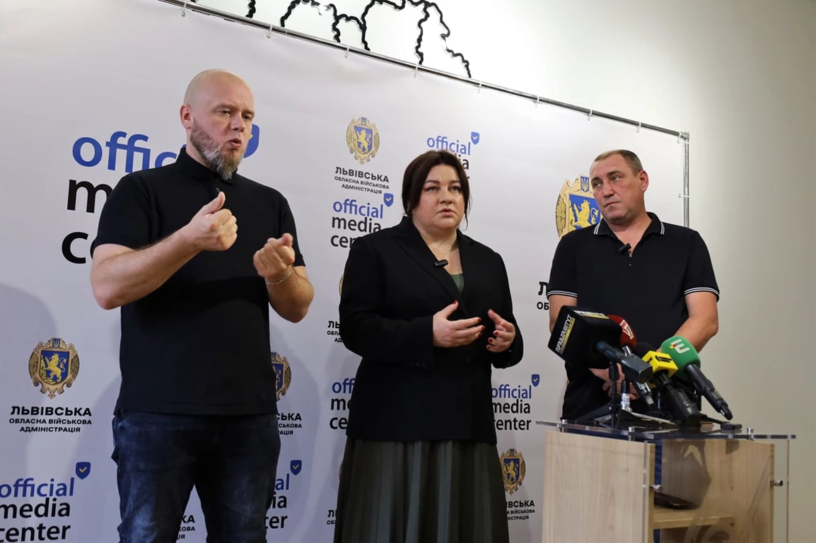 Брифінг в Офіційному Медіацентрі при Львівській ОВА. Фото: Львівська ОВА