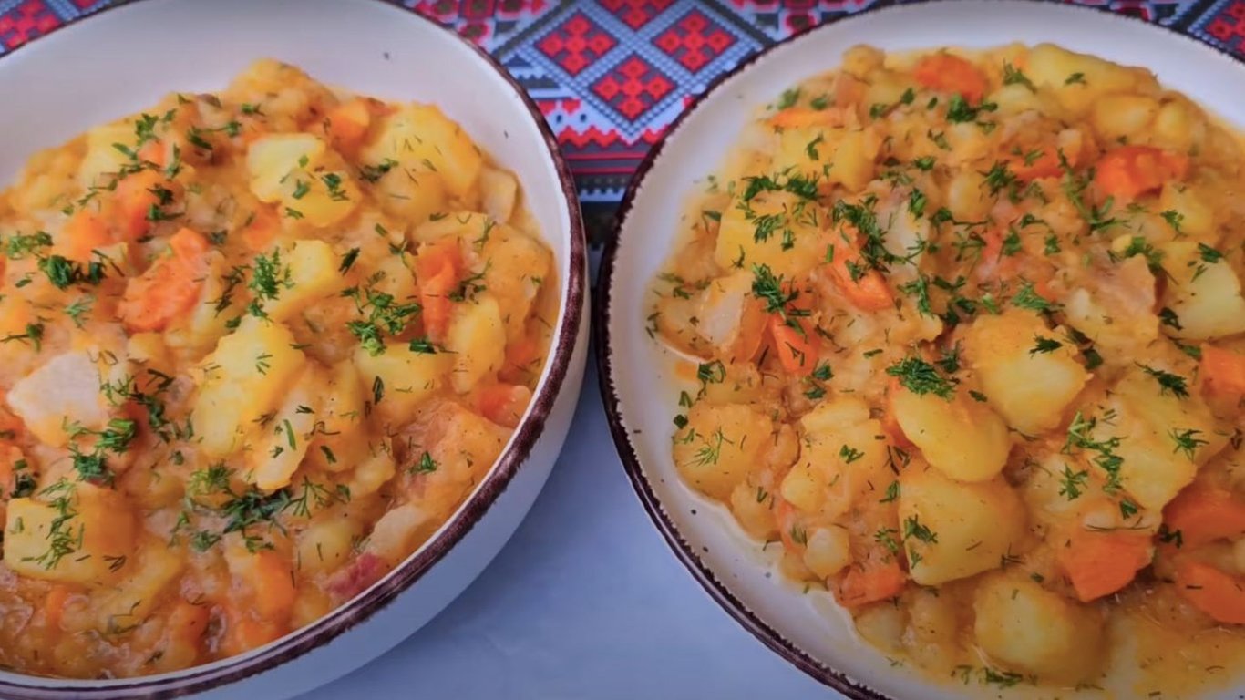 Простий спосіб приготування вечері з картоплею та салом — відео рецепт