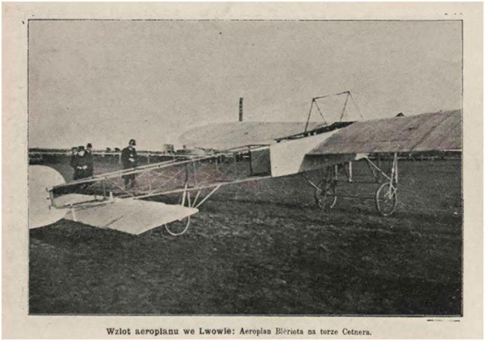 Перший аероплан у Львові
