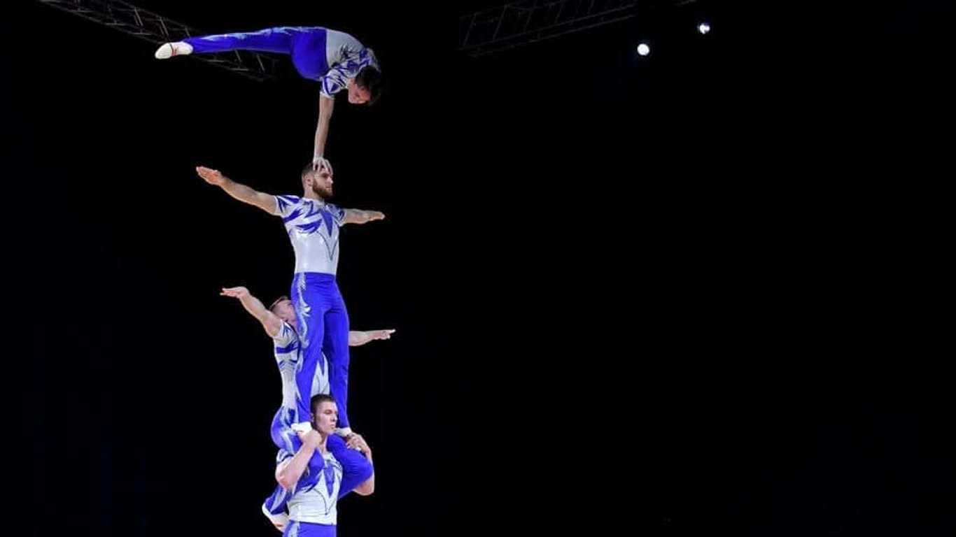 Акробаты из Львова взяли бронзу на чемпионате Европы