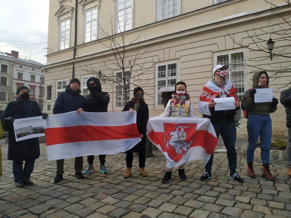 Львів'яни підтримали народ Казахстану