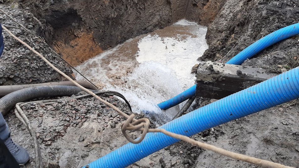 авария на водопроводе