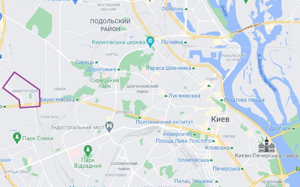 Авиагородок в Киеве