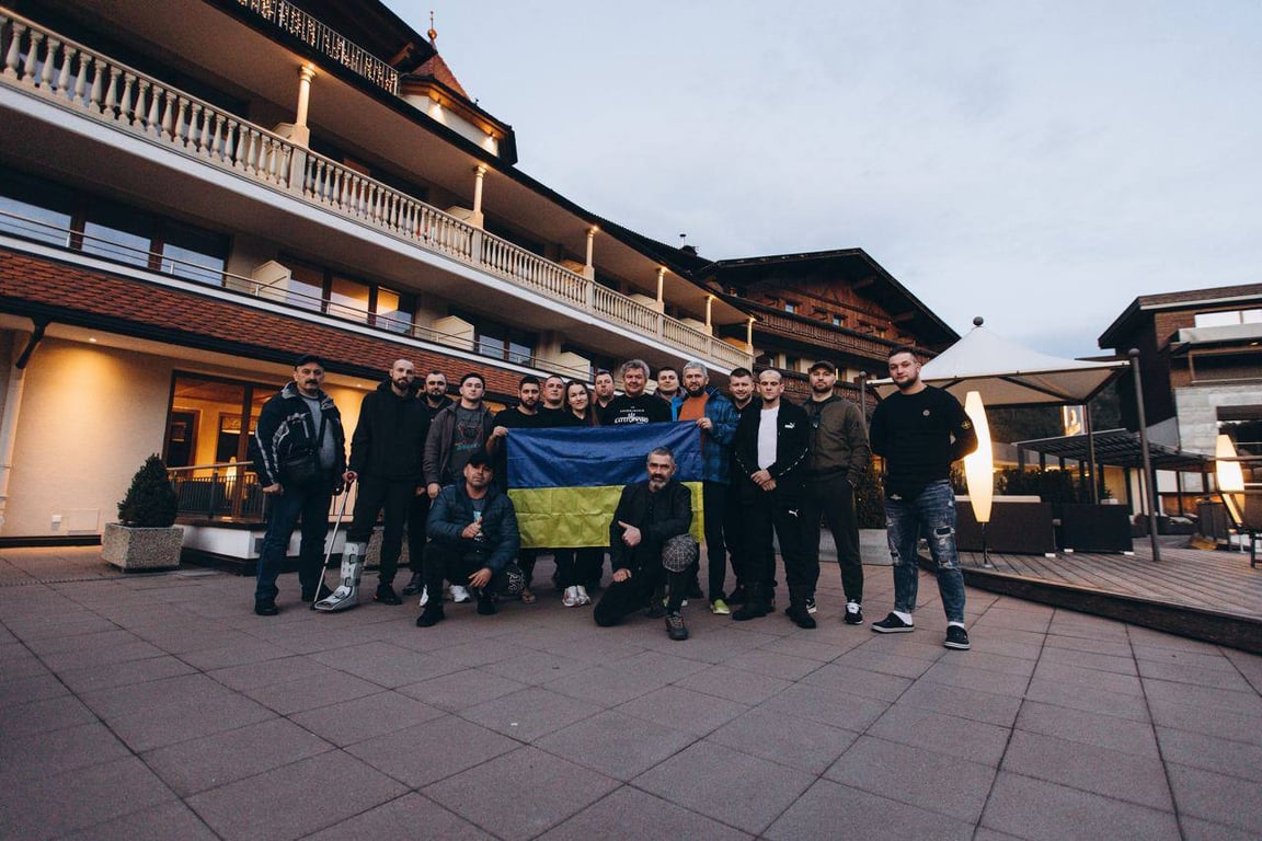 Українські воїни на лікуванні у Європі