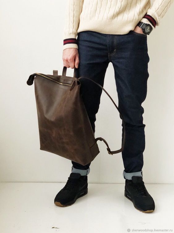 Рюкзак из кожи