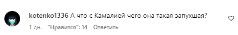 Коментарі зі сторінки Камалії