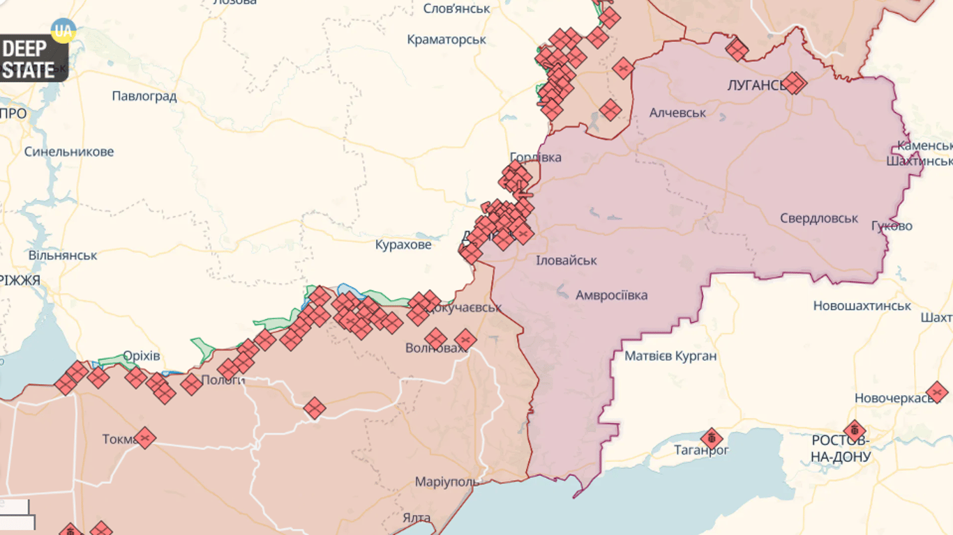 Актуальные онлайн-карты боевых действий в Украине: состояние фронта на 21июня. Читайте на UKR.NET