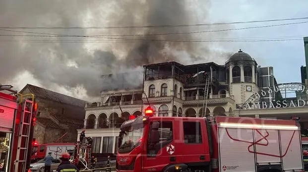 пожар в Грузии