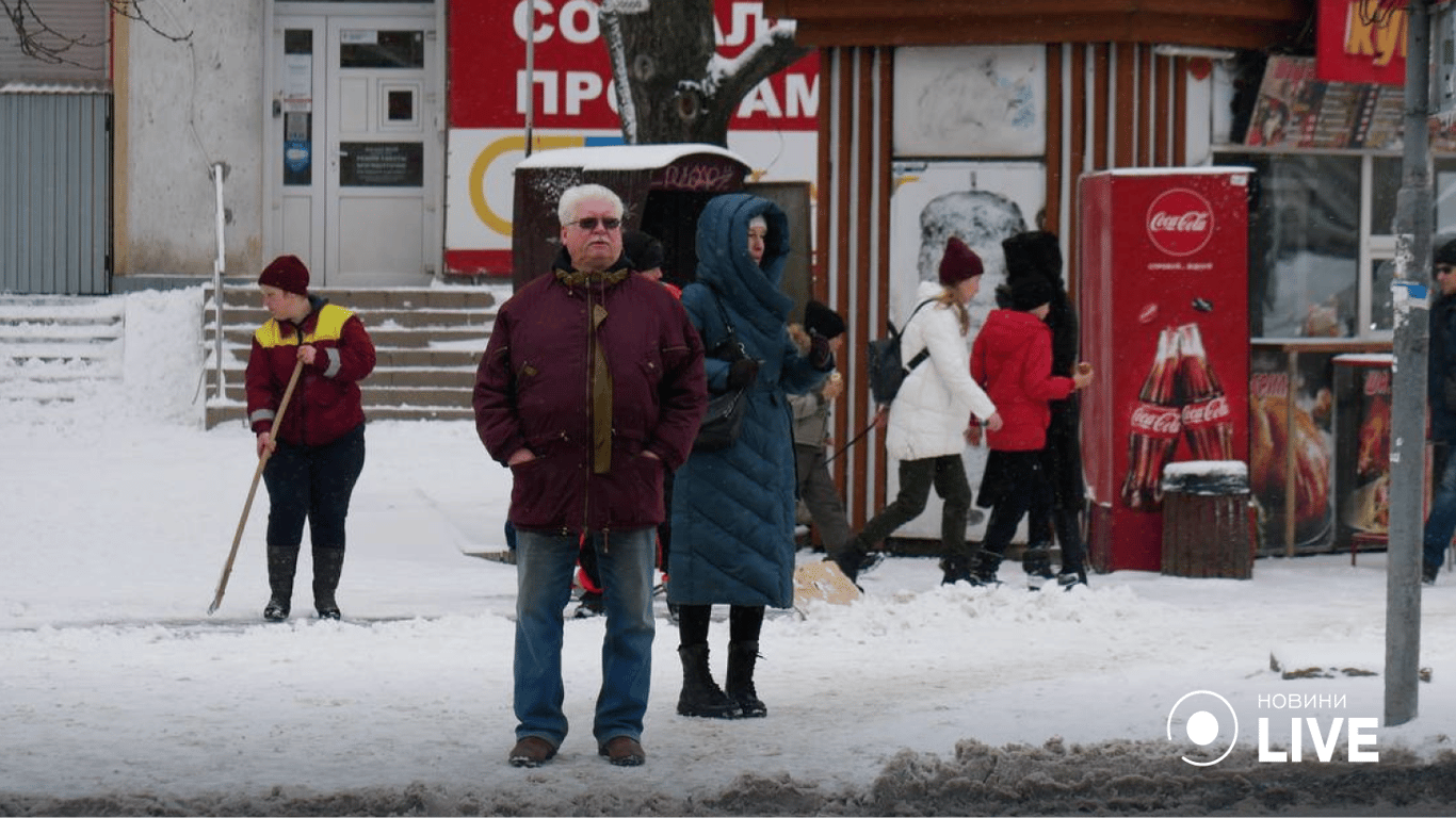 Сніг в Одесі