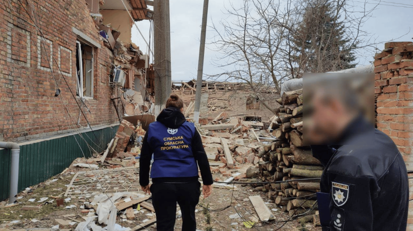 Обстрелы Сумской области 24 марта 2023