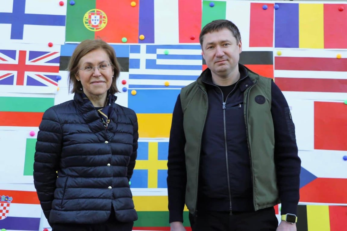 Ханнелоре Вальєр та Максим Козицький. Фото: ЛОВА