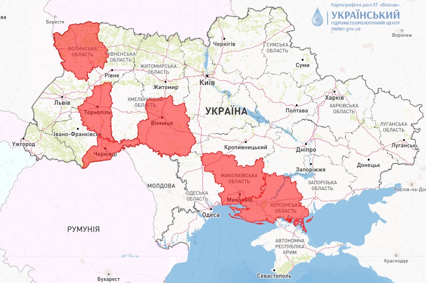 погода в Украине