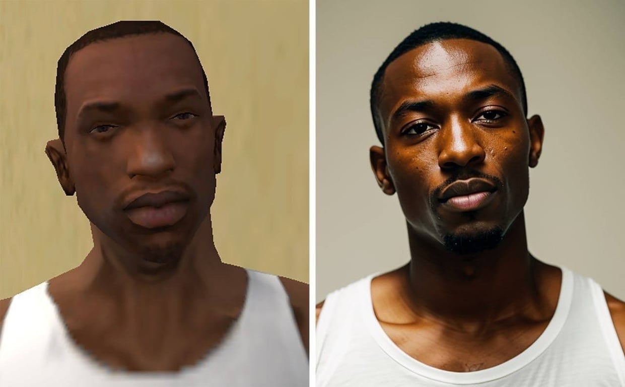 Штучний інтелект створив реалістичні фото героїв GTA: San Andreas: як вони виглядають