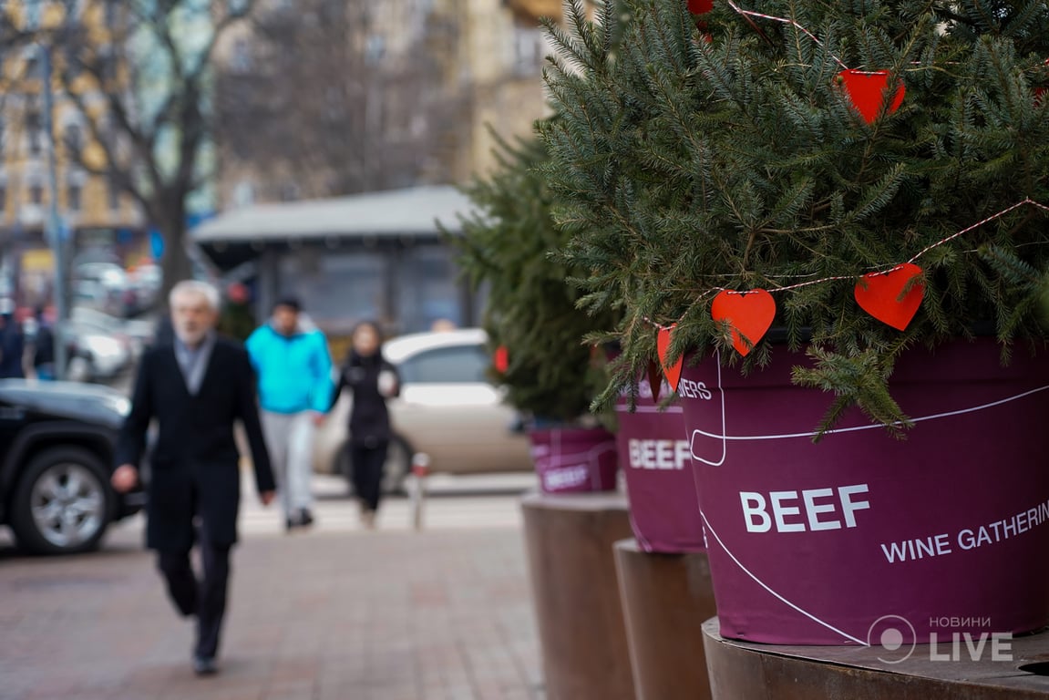 Київ напередодні Дня закоханих