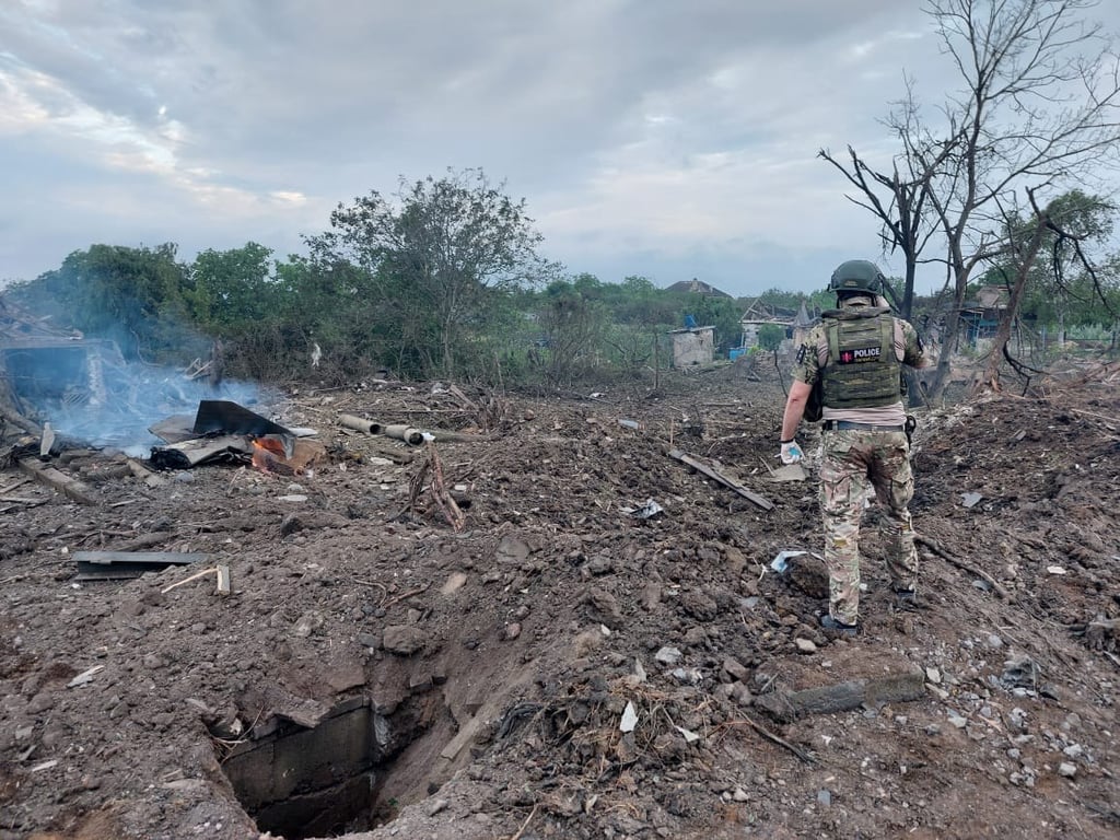 Наслідки обстрілу Донеччини