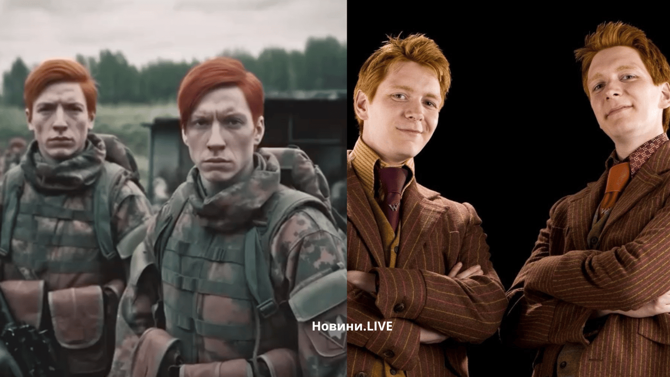 Як би виглядали Фред та Джордж Візлі якби служили в ЗСУ