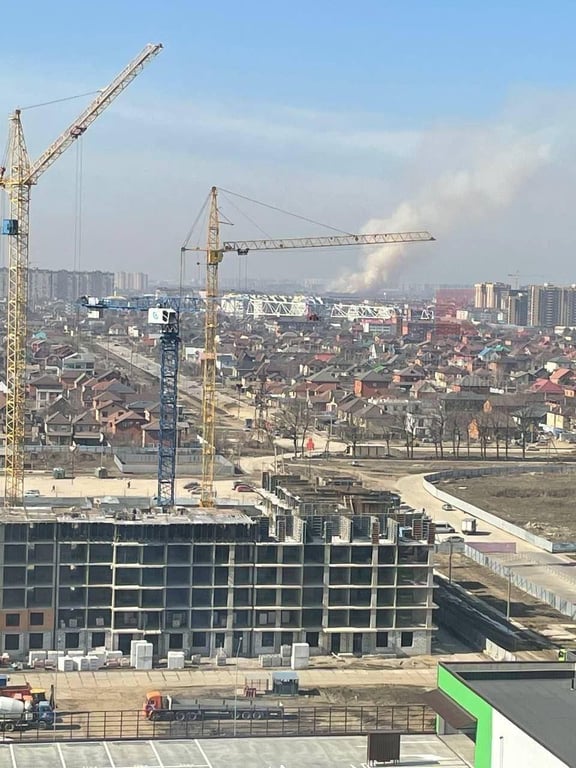 У Краснодарі пожежа в льотному училищі