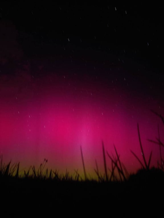 розовое небо