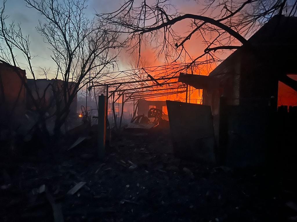 Обстрел Донецкой области