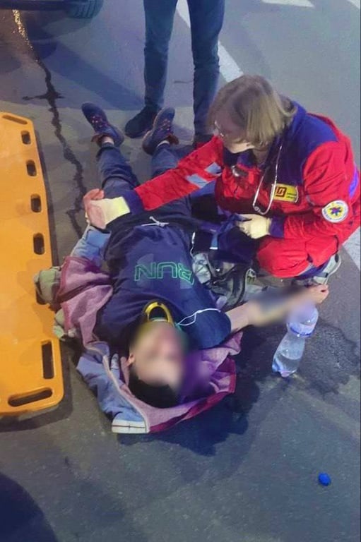 Пострадавший в ДТП в Киевской области