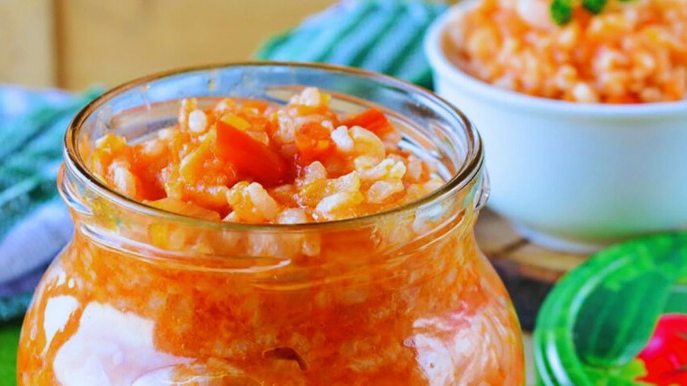 Салат с рисом помидоры перец морковь