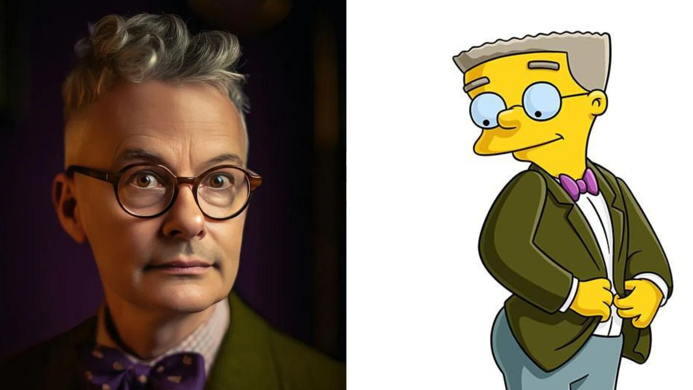 Як виглядатеме герой з мультсеріалу Сімпсони у житті