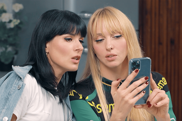 Оля Полякова на шоу с Машей Ефросининой