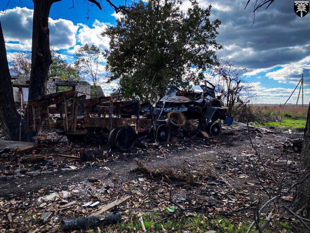Красное освободили от оккупантов