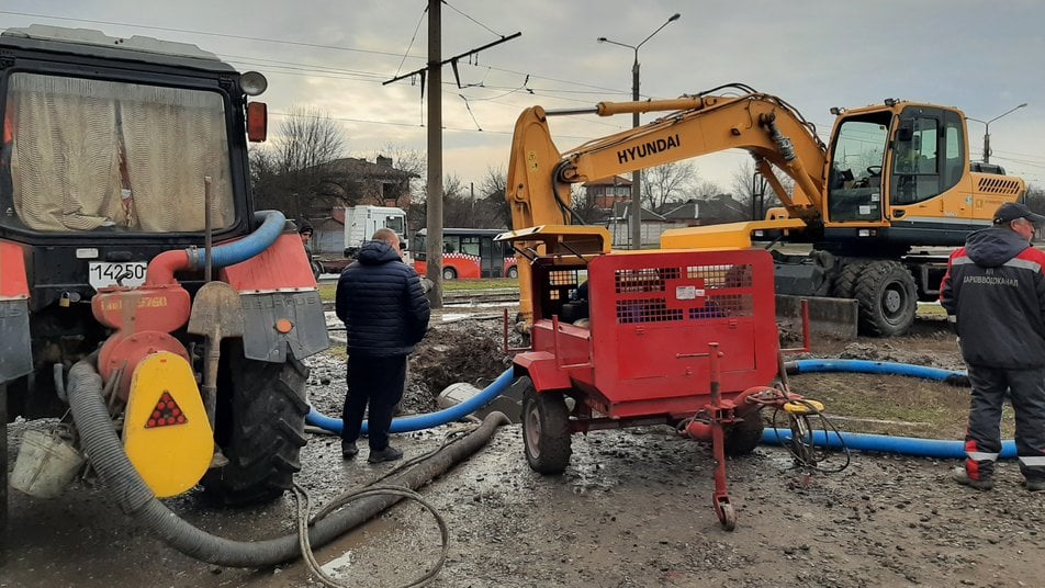 ЧП на водопроводе