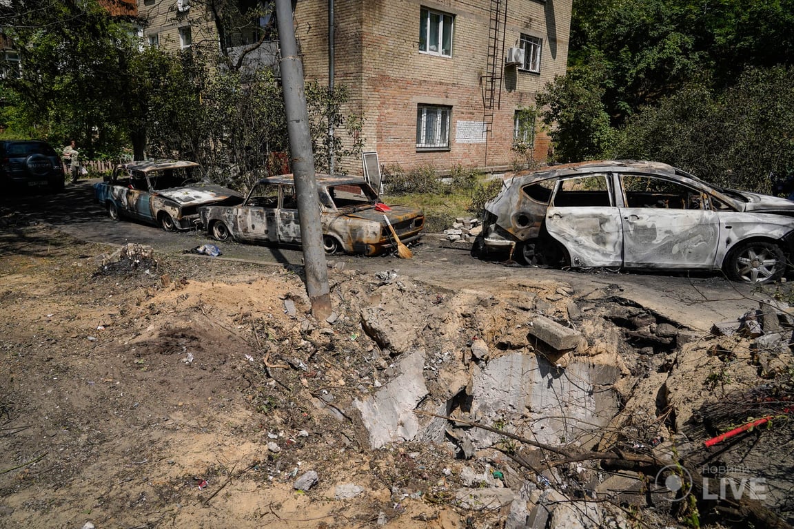 Наслідки атаки дроними Київ 30 травня Бастионна