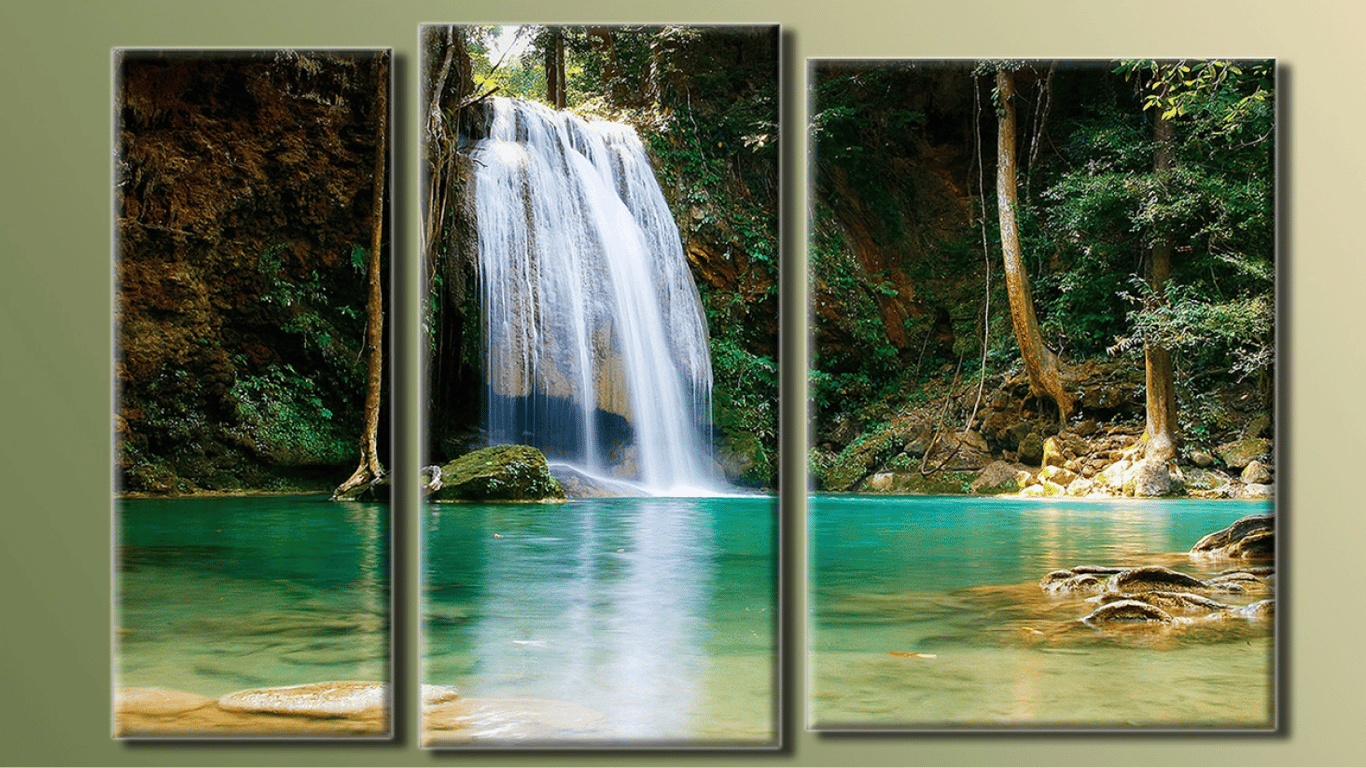Чи можна вішати в будинку картини з водоспадом
