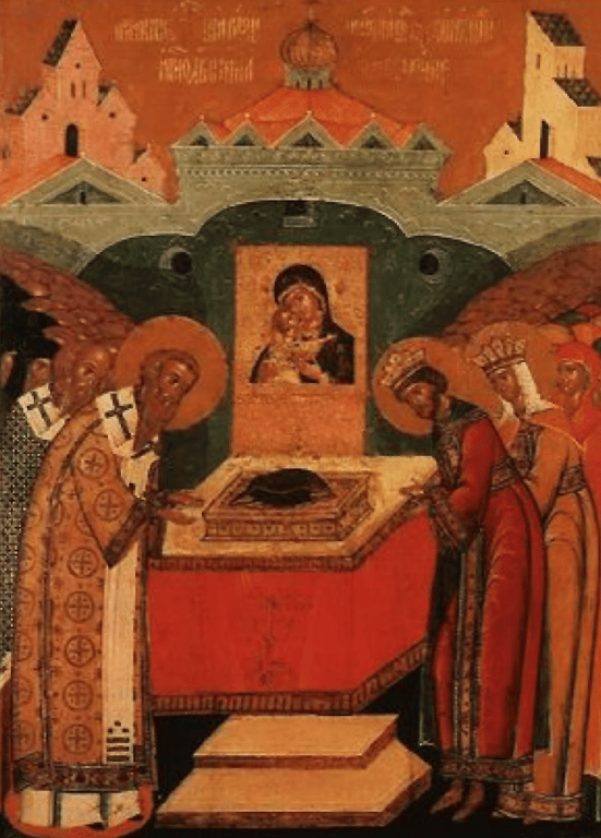 Возложение ризы Пресвятой Богородицы во Влахернах