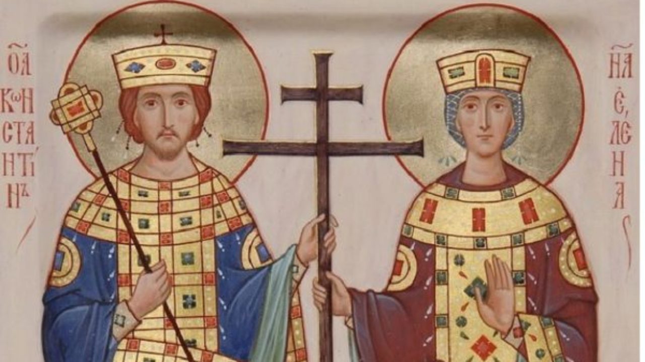 Святая Елена и ее сын Константин