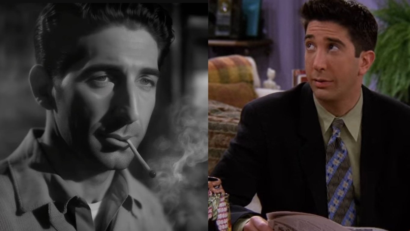 Как выглядел бы Росс Геллер в фильме-нуар 40-х