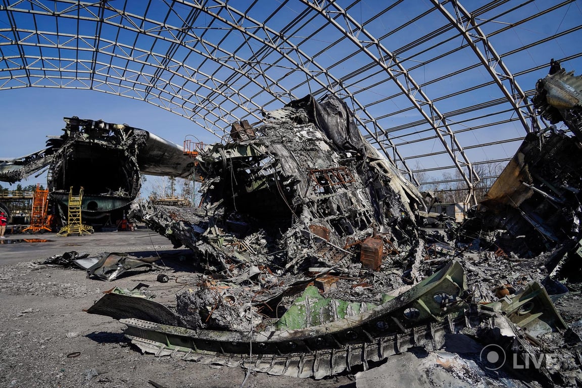 Ан-225 "Мрія" в ГостомеліАн-225 "Мрія" в Гостомелі