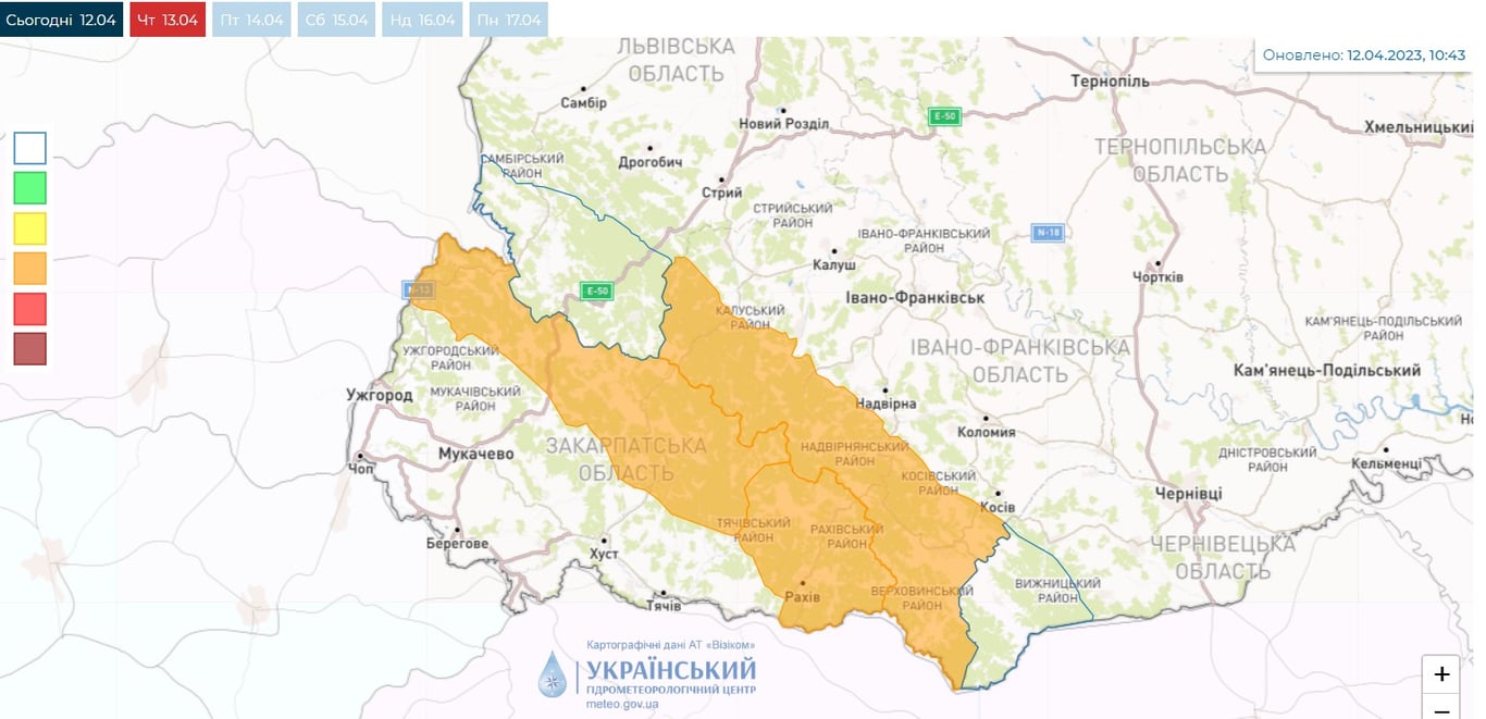 Погода 14 апреля