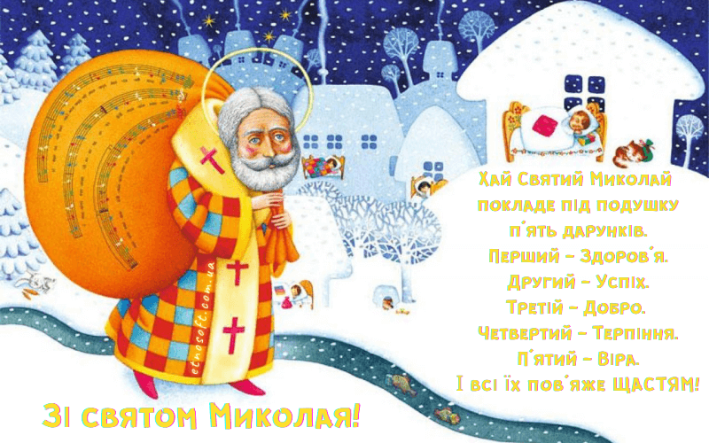 День святого Николая поздравления в красивых открытках
