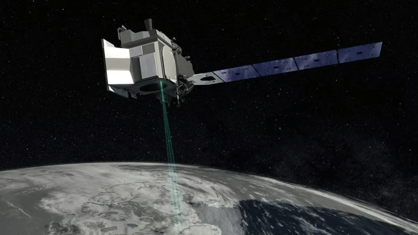 Спутник для измерения высоты и скорости льда