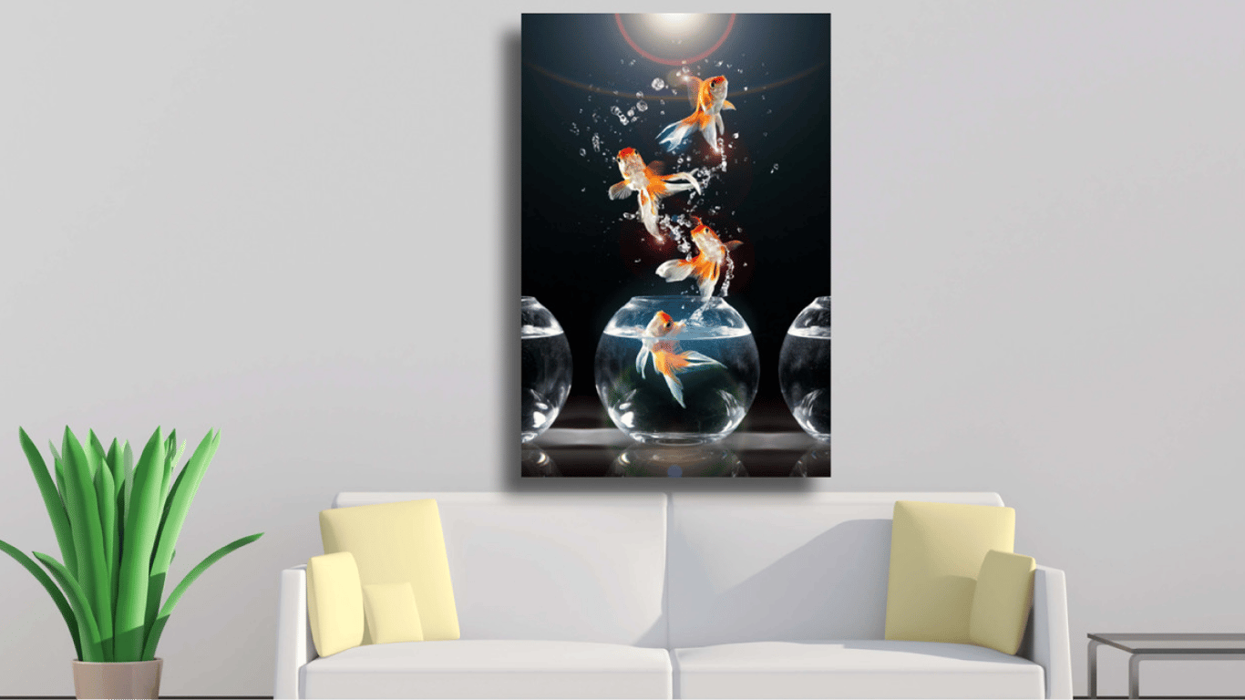 Картини з рибками — як риба здатна залучити в життя гроші та успіх