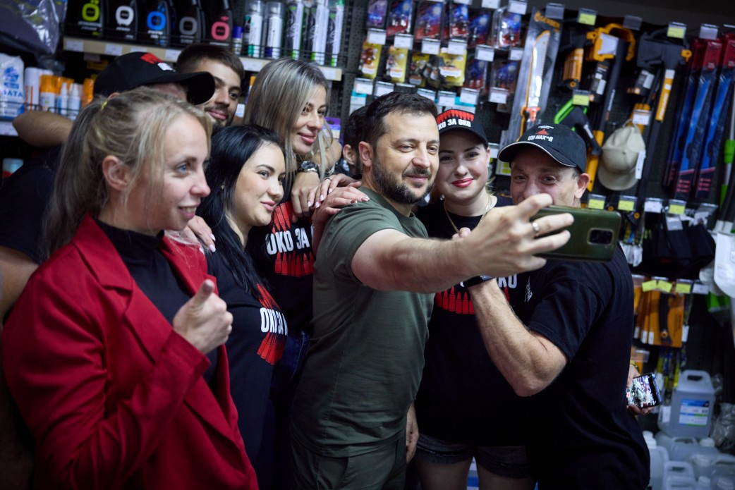 Володимир Зеленський на Донеччині