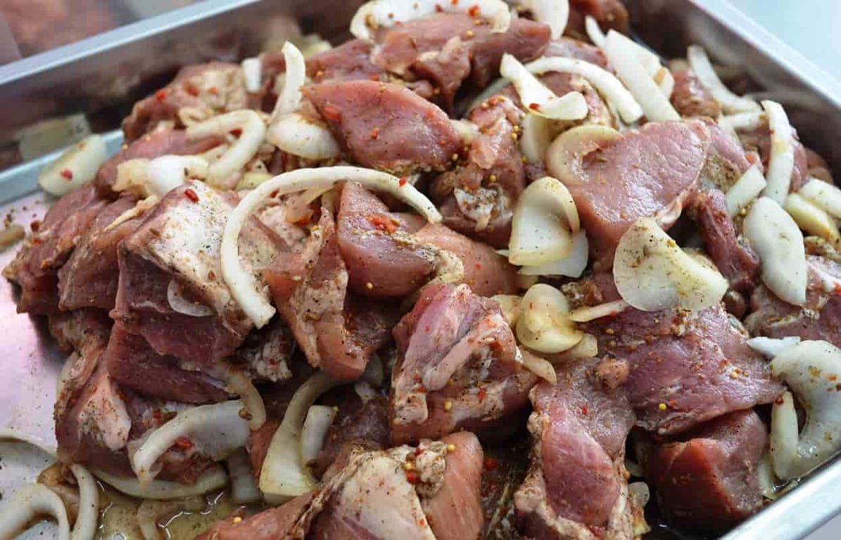 Шашлык в маринаде