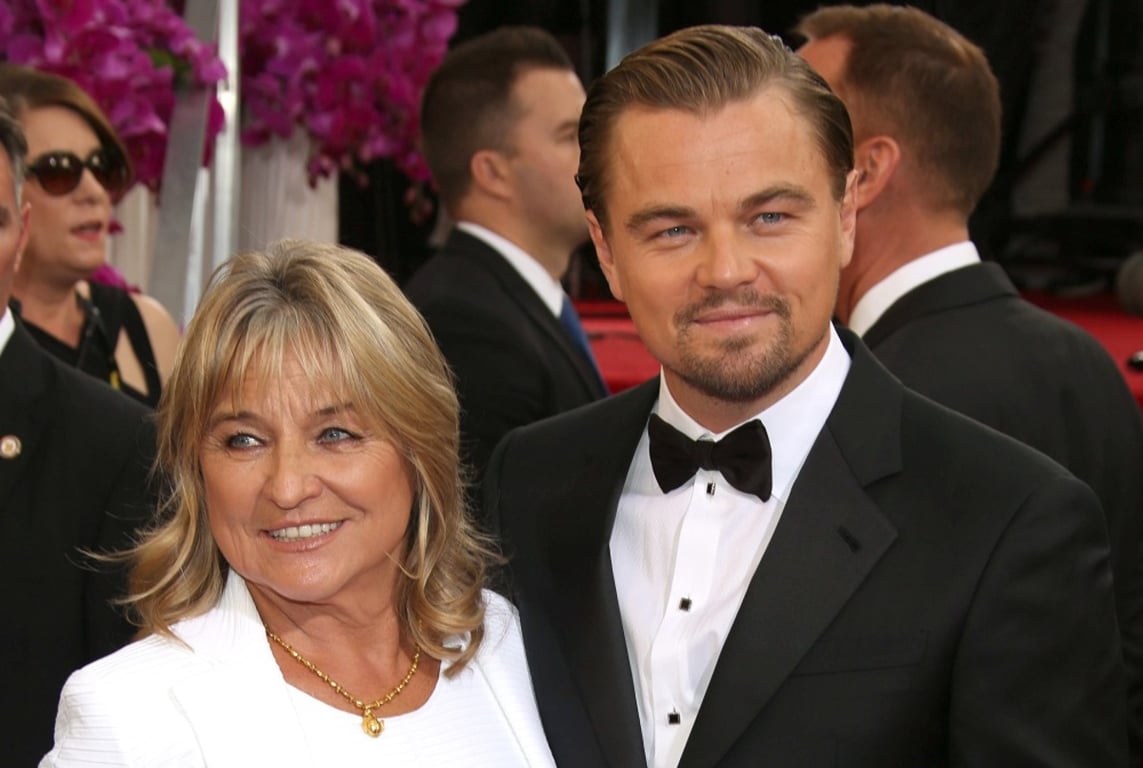 Леонардо Ди Каприо с мамой