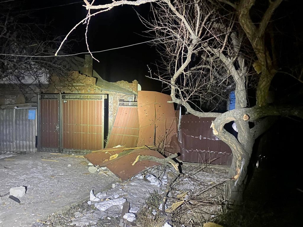 Обстріл Нікополя 9 лютого