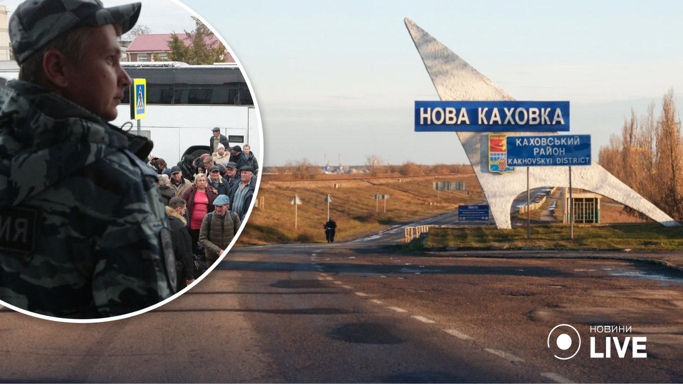 Оккупанты вывезли из Новой Каховки всех коллаборантов