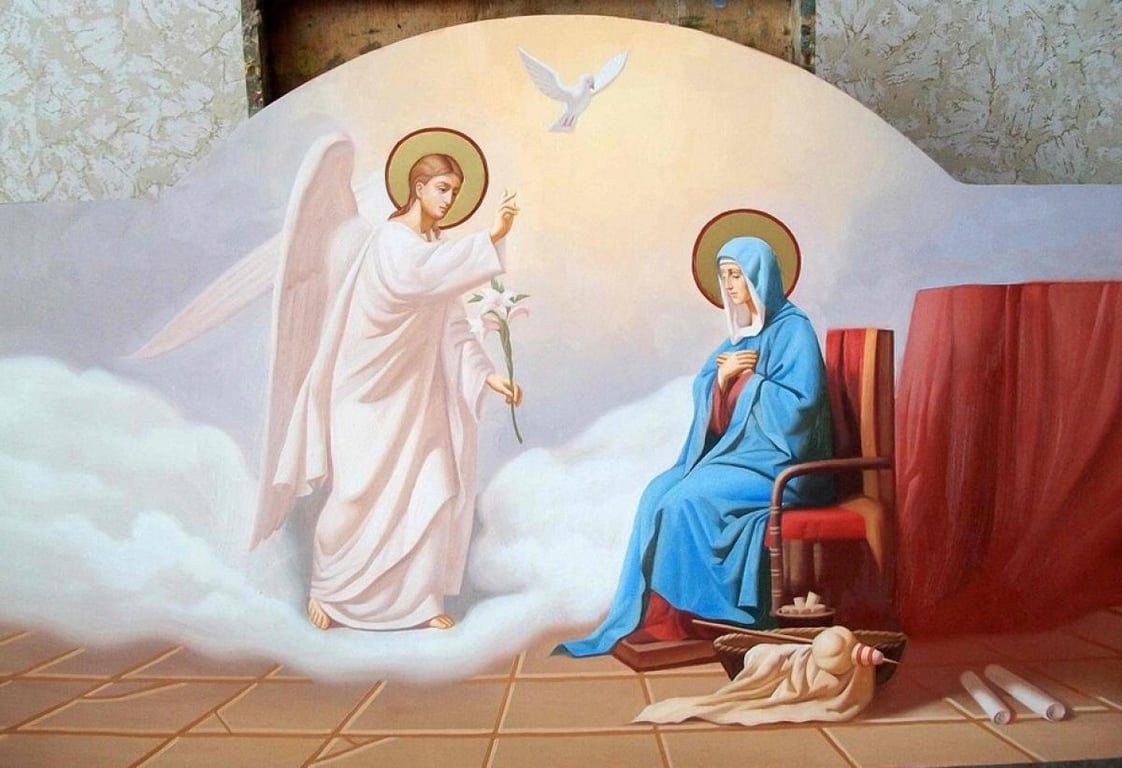 Молитва Богородицы перед иконой Благовещения