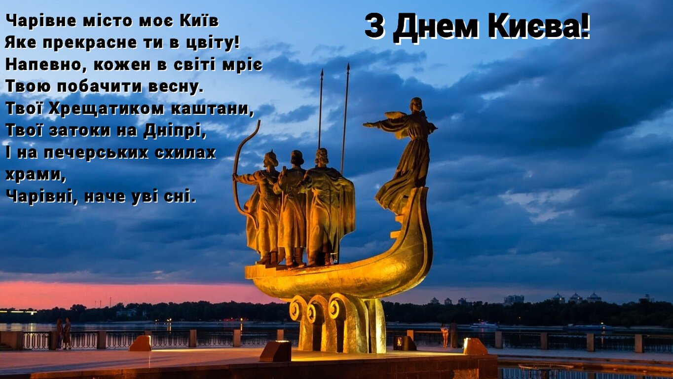 Привітання до Дня Києва 2023