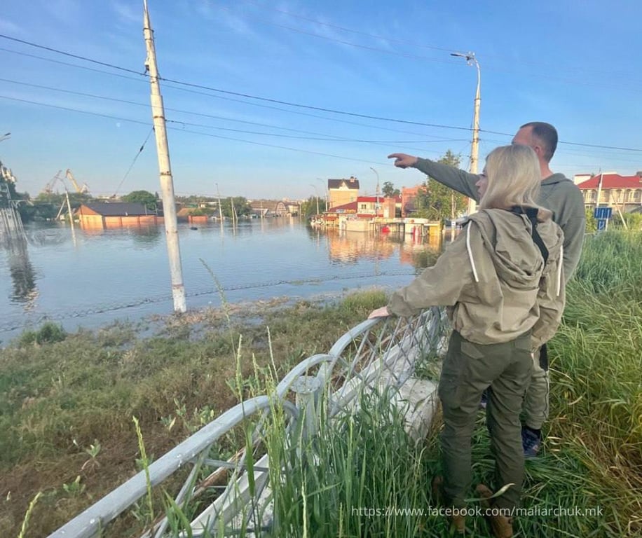 Подтопление в Херсоне